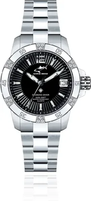 Produktbild von Chris Benz CHRIS BENZ STARS & DIAMONDS DIAMOND DIVER CB-DD200-S-MBO Damenarmbanduhr