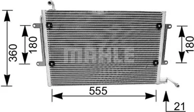 Immagine prodotto di MAHLE Condensatore, impianto di climatizzazione Part: AC 172 000S