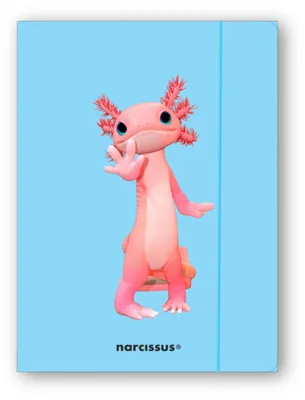 Obrázok produktu pre A4 zložka s gumičkou Teddies Aksolotl