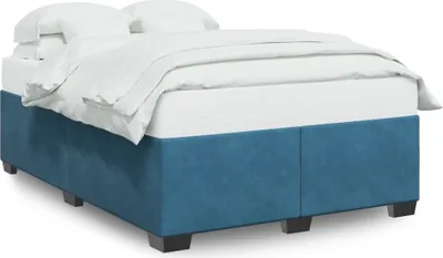 Obrázek produktu pro Maison Exclusive – postel modrá 160 × 200 cm, samet