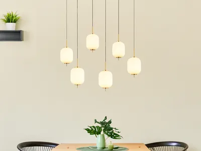 Produktbild von Globo Lighting Hängeleuchte Metall messingfarben, LED