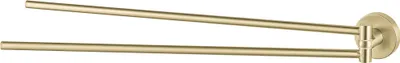 Produktbild von Haceka Kosmos Dubbele Handdoekhouder 5,3x40,7x5,3 cm Goud-look