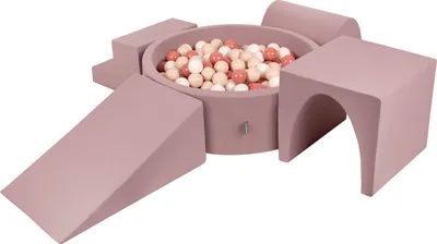 Produktbild von KiddyMoon Spielplatz aus Schaumstoff mit Bällebad PPZP-OK30D-125