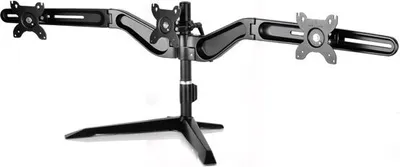 Produktbild von Silverstone ARM31BS, Klemme /Bolzen, 6 kg, 61 cm (24"), 100 x 100 mm, Höhenverstellung, Schwarz