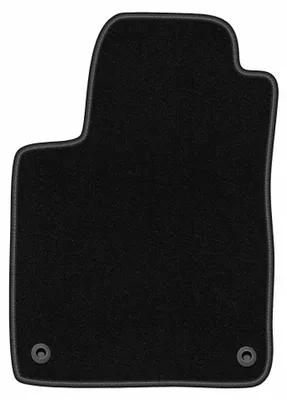 Produktbild von Fahrermatte Velours für Peugeot RCZ 2010-2015 (Coupé) – 1-tlg, Schwarz, passgenau – Wielganizator BASIC