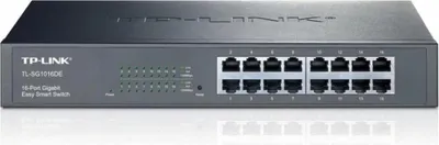 Produktbild von TP-Link 16-Port-Gigabit-Easy-Smart-Switch, Managed, L2, Gigabit Ethernet (10/100/1000), Rack-Einbau, 1U