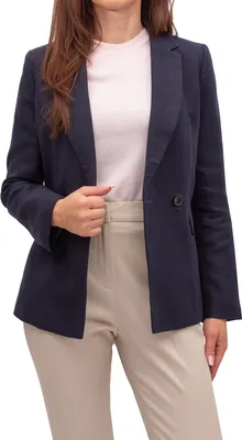 Immagine prodotto di FIRI Giacca da donna in lino, aderente, confortevole, con tasche,