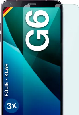 Produktbild von moex® 3x Schutzfolie kompatibel mit LG G6 - Displayschutzfolie dünn Folie, Klar