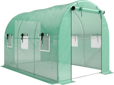 Produktbild von Gewächshaus 3x2x2m mit Rolltoren und Moskitonetzen