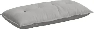 Obrázok produktu pre vidaXL Vankúš na operadlo, svetlosivý, 100 x 50 cm, z mikrovlákna