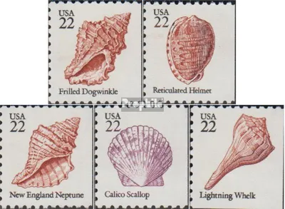 Produktbild von Briefmarken USA 1985 Mi 1741Dr-1745Eru (kompl.Ausg.) postfrisch Tiere