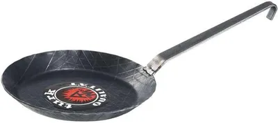 Immagine prodotto di Padella TURK in ferro battuto con manico a gancio Ø24cm nero 65224