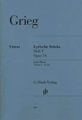 Image de Grieg, Edvard - Lyrische Stücke Heft V, op. 54