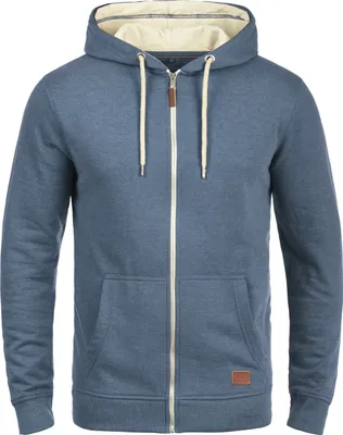Produktbild von BLEND BHHulker Herren Sweatjacke Kapuzenjacke Hoodie mit Kapuze Reißverschluss Kängurutasche Baumwollmischung Regular fit