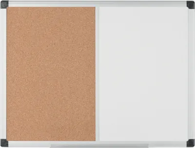 Produktbild von Bi-Office Kombitafel Weißwand / Kork 1.200 x 900 mm weiß / braun