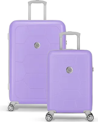 Produktbild von 2-teilige Kofferset - Handgepäckkoffer und Aufgabegepäckkoffer - Lila (53/75 cm)