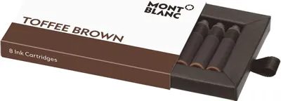 Produktbild von MONTBLANC Tintenpatronen toffee brown 8 Stück