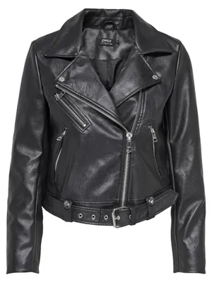 Produktbild von ONLY 15232135, Weiblich, Erwachsener, Regular fit, Baumwolle, Polyester, Polyurethan (PU), Schwarz