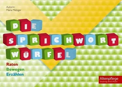 Sprichwort-Würfel-Spiel: Raten, Bewegen, Erzählen, 1 Stück