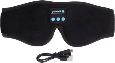 Drahtlose Schlafkopfhörer mit Musikfunktion und Augenmaske für Seitenschläfer, ideal für Schlaflosigkeit, Reisen und