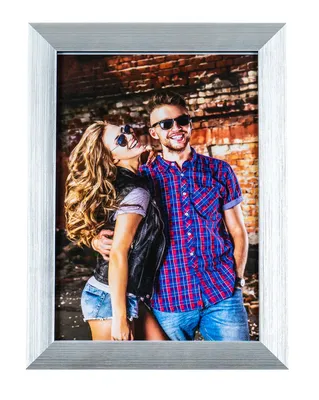Produktbild von Bilderrahmen 20x30cm DIN A4 Aluminium Schwarz Fotorahmen Einzelrahmen Tischdeko