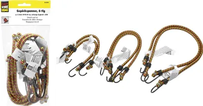Zdjęcie produktu dla EASY WORK Gepäckspanner 6-teilig. 6 Stück Verkaufseinheit 262830 4303391566886