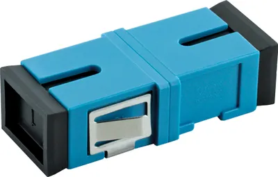 Produktbild von Schwaiger SC Adapter Glasfaser Duplex blau