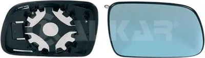 Produktbild von ALKAR Spiegelglas Außenspiegel Rechts passend für PEUGEOT 407 SW (6E) Blau Getönt Konvex 6402740