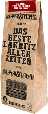 Produktbild von Lakritz Vollmundig-Süß, 200g, Das Beste Lakritz Aller Zeiten, Klepper & Klepper