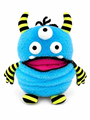 Produktbild von Monster Kuscheltier 28 cm Plüschmonster mit Lustigem Gesicht Stofftier Weiches Kawaii Monster Geschenk für Kinder