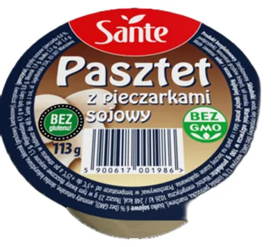 Productafbeelding van Sojapaté met champignons, 113g, Sante