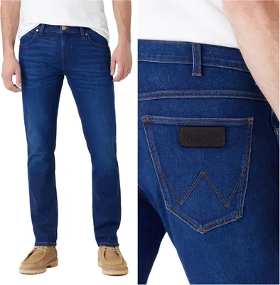 Produktbild von WRANGLER, Herren Jeanshosen, Slim fit, LARSTON, W31 L32, Blau, Jeans, baggyjeans, buggy