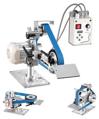 Produktbild von VEVOR Bandschleifmaschine 550 W, Bandschleifer mit 3 Stk. 762x25,4 mm Schleifbän