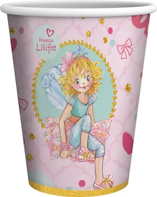 Produktbild von Prinzessin Lillifee Papp-Becher 250 ml, 8 Stk. Papierbecher Prinzessinen-Party
