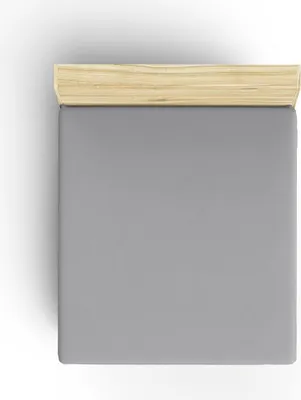 Produktbild von L'Essentiel Linge de Maison, Grey, Ranforce Queen XL Spannbettlaken (DE), Grau, 100% BAUMWOLLE, 150 x 200+40 cm