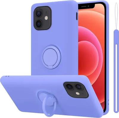 Produktbild von Cadorabo Hülle für Apple iPhone 12 MINI Schutz Hülle in Lila Handyhülle TPU Etui Case Cover