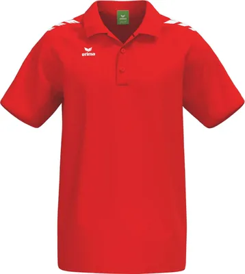 Produktbild von Erima Cmpt Wings Poloshirt Rot/Weiß - XXS
