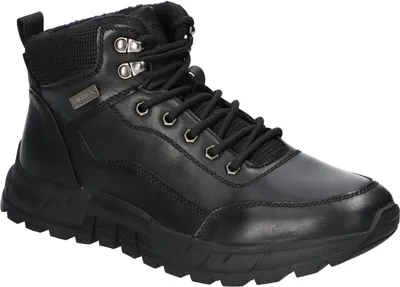 Produktbild von AMERICAN CLUB CY160 Warme Herren-Stiefeletten aus Echtleder, Winterstiefel, Schwarz 42