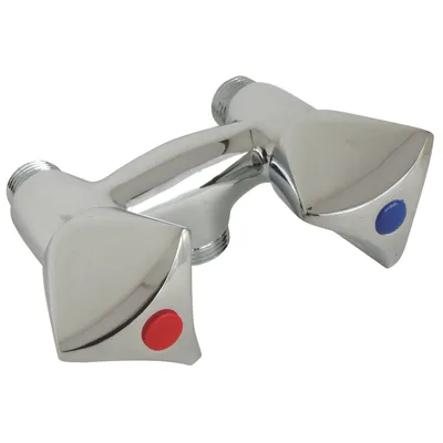Produktbild von SOMATHERM FOR YOU – Mischbatterie mit Chromoberfläche – Achsabstand 80 mm – M15/21, M20/27 – Ventilkopf 18/150