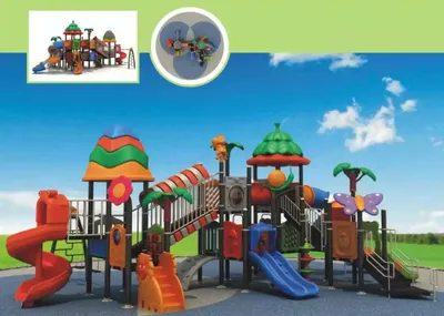 Produktbild von Spielplätze Kinder Spiele Freien Spielplatz im Garten Rutsche Spielplatz Tieren