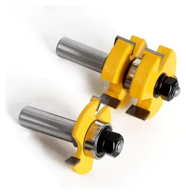 Produktbild von 2-teiliges 1/2" Schaft 12mm Nut- und Federfräser Set