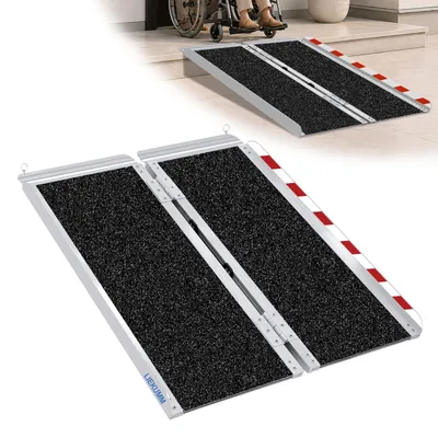 Productafbeelding van Rolstoelhelling - Aluminium - 300 kg - 91 cm
