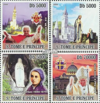 Produktbild von Briefmarken Sao Tome e Principe 2008 Mi 3440-3443 (kompl.Ausg.) postfrisch Marienerscheinungen