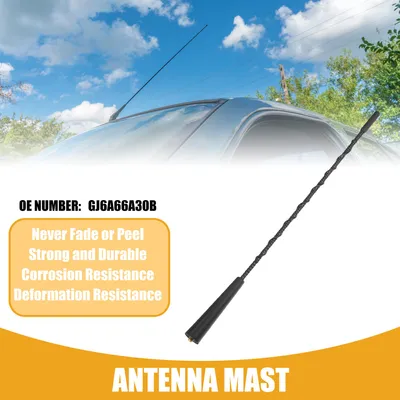 Image de Mât D'Antenne - Mât D'Antenne Radio De Voiture - pour Mazda 3 2.0 - 1 Pièce