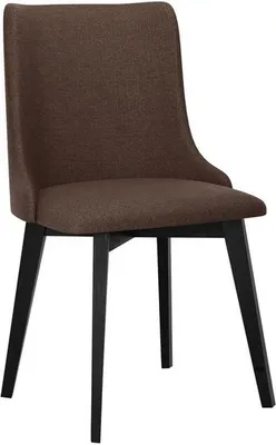 Immagine prodotto di Sedia da cucina imbottita AFTON 9 - nero / marrone 2