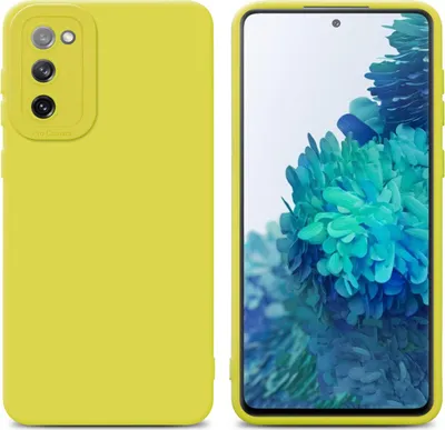 Immagine prodotto di Cadorabo cover per Samsung Galaxy S20 FE cover protettiva in silicone TPU giallo custodia per cellulare