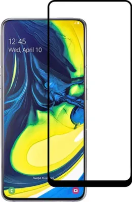 Produktbild von Smartphonica Samsung Galaxy A80 volle Abdeckung gehärtetem Glas Bildschirmschutz aus gehärtetem Glas mit abgerundeten Ecken