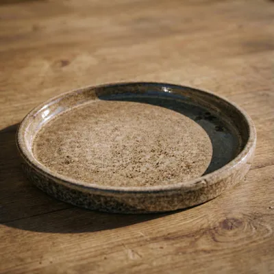 Produktbild von Provencelia Keramik Untersetzer Base r Bunt, Ø15 x H5 cm, frostbeständig, handgefertigt, glasiert, Outdoor, Garten, Terrasse, winterfest