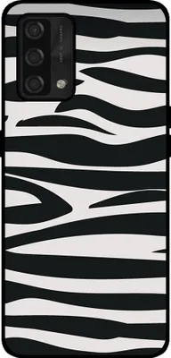 Produktbild von Smartphonica Phone Case Passend für Oppo A74 4G mit Zebradruck - TPU zurück Abdeckung Fall Zebra-Design - Schwarz Weiß