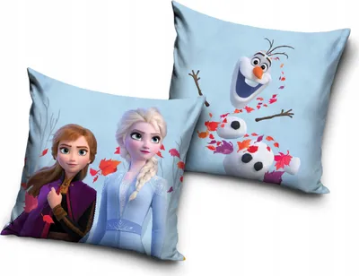 Imagen del producto de Funda de cojín de terciopelo, 40x40 cm, Frozen, Olaf